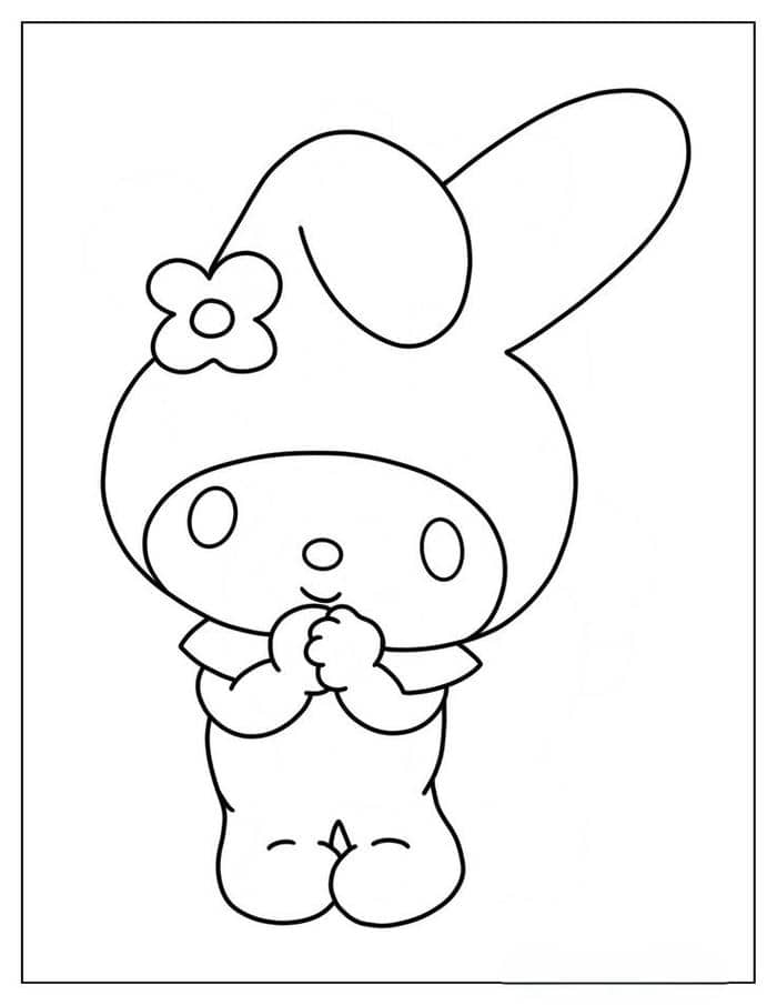 tranh tô màu my melody (30)