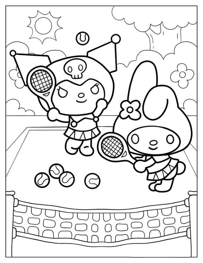 tranh tô màu my melody (5)