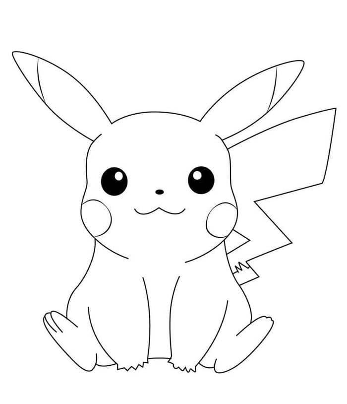 tranh tô màu pikachu (16)