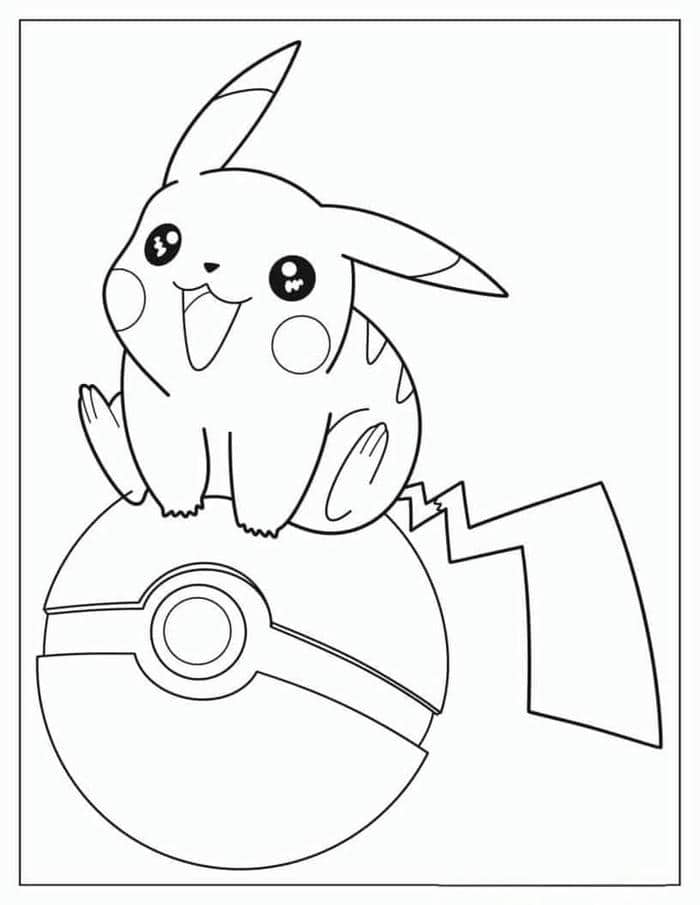 tranh tô màu pikachu (24)