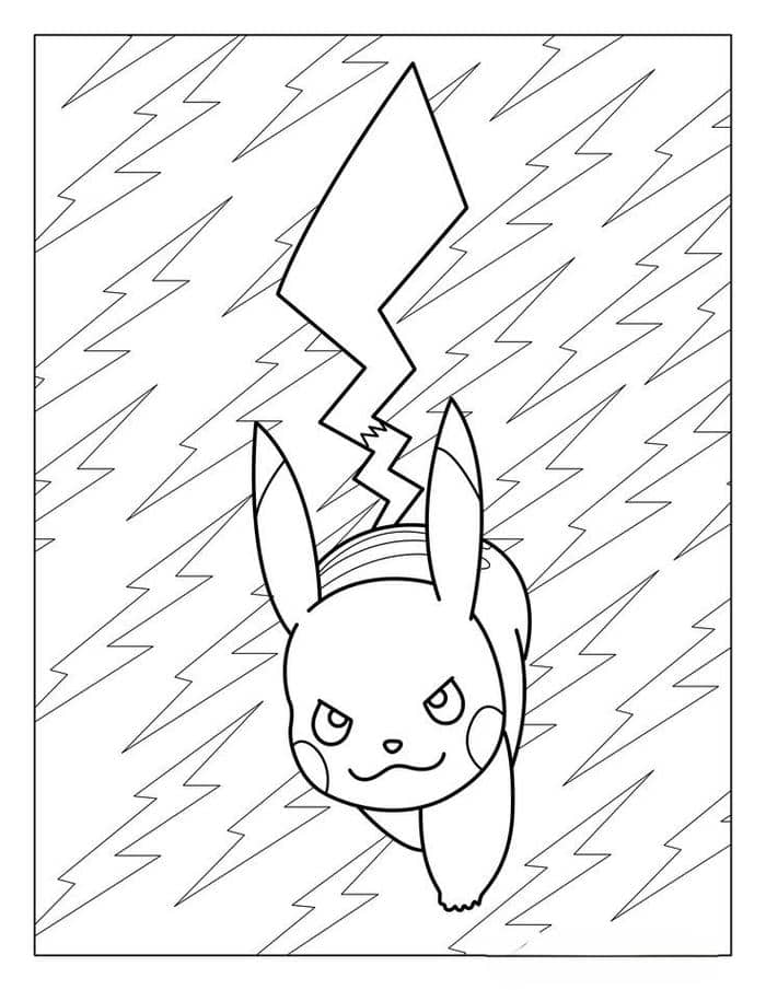 tranh tô màu pikachu (27)