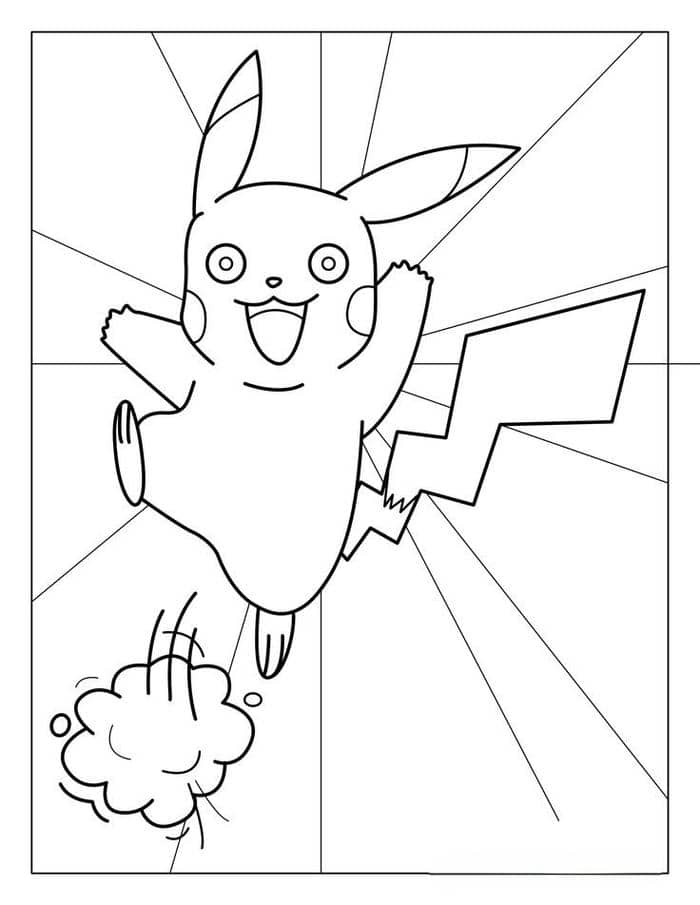 tranh tô màu pikachu (29)