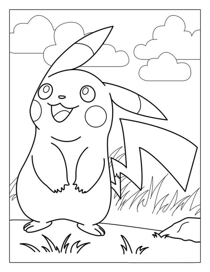 tranh tô màu pikachu (32)