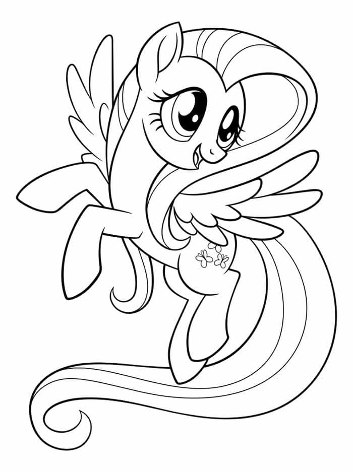 tranh tô màu pony (32)
